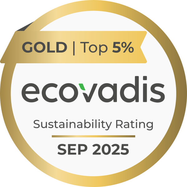 Gouden Medaille EcoVadis 09-2025 VLG