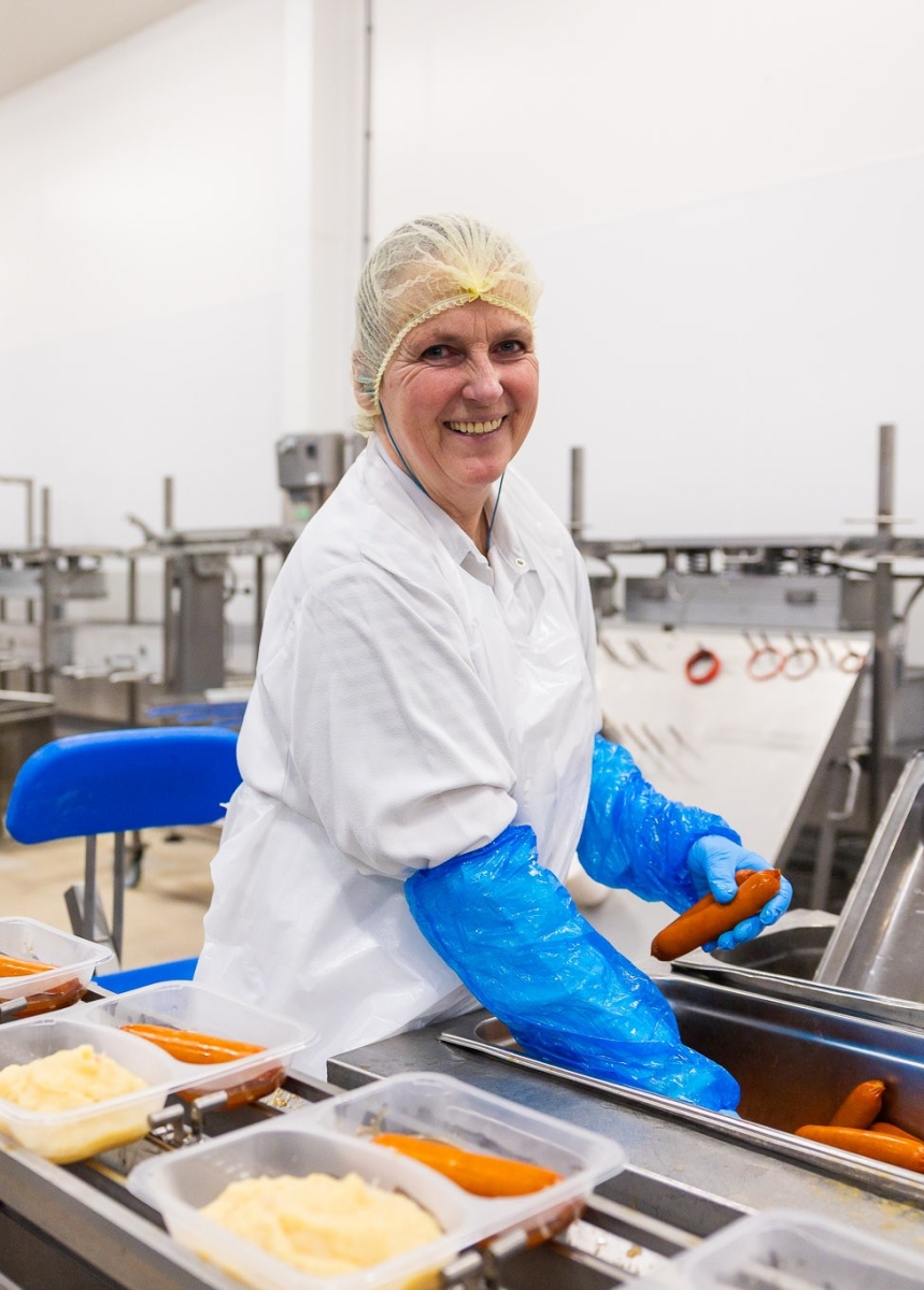 Bonfait productie vullen convenience maaltijden 
